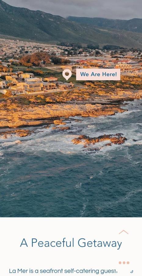 La Mer Seafront Selfcatering Accommodation Kleinmond Eksteriør bilde